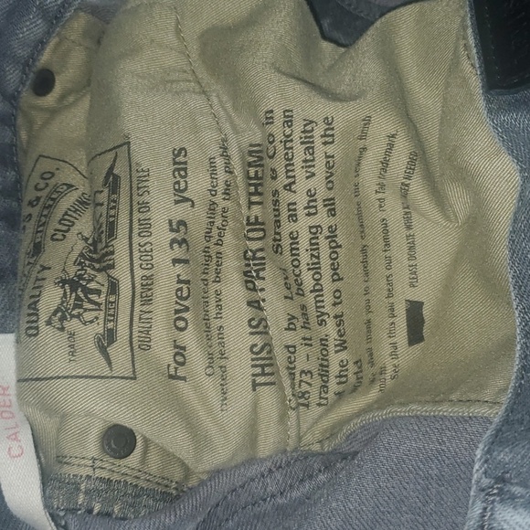 Levi's Calder Jeans Mens Size 36 Gray Grey CALDER 100% Cotton - Picture 15 of 15